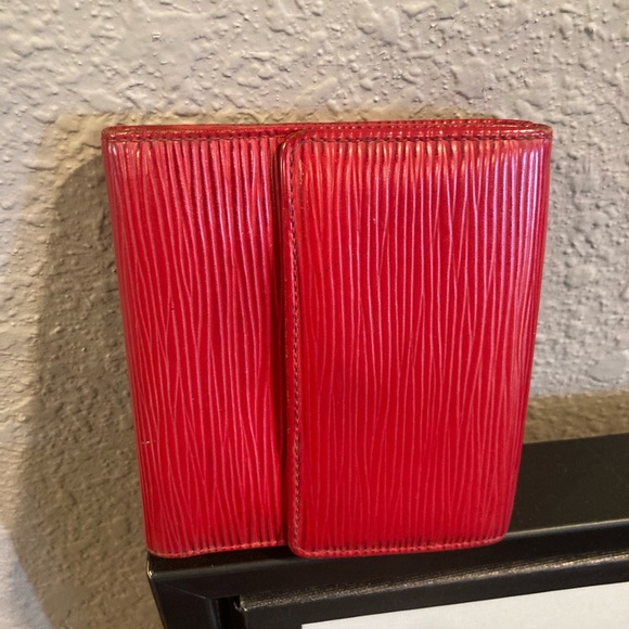 COPY - Louis Vuitton Epi Red Leather Elise Bifold Vintage Wallet datecode SP1915 - Picture 2 of 10